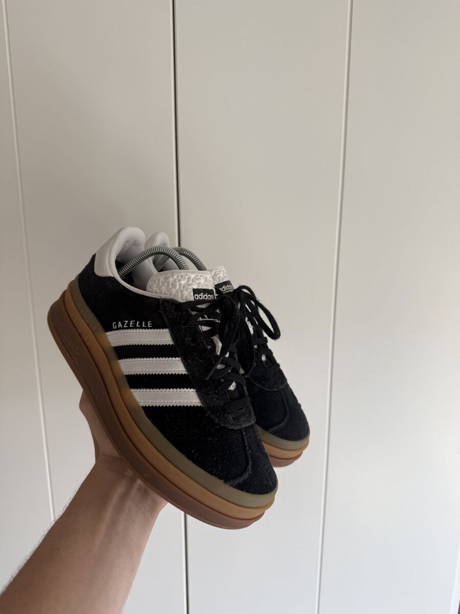 Adidas Gazelle Bold Zwart/Wit