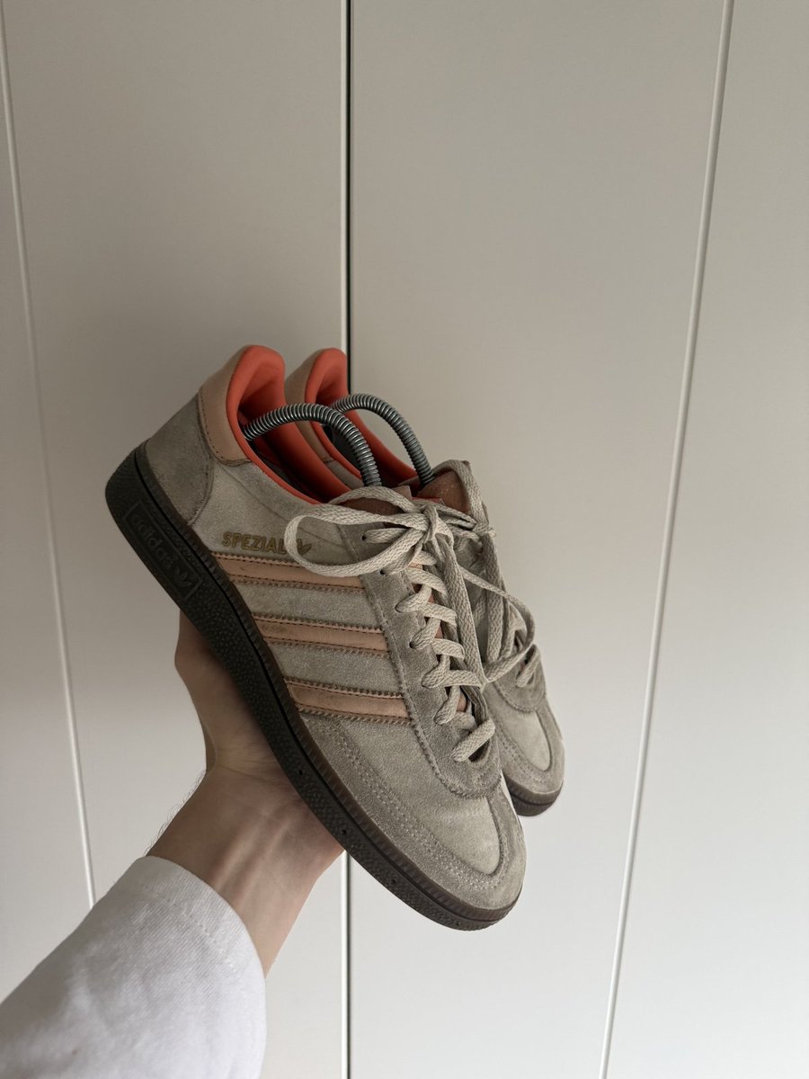 Adidas Handball Spezial Grijs/Koraal