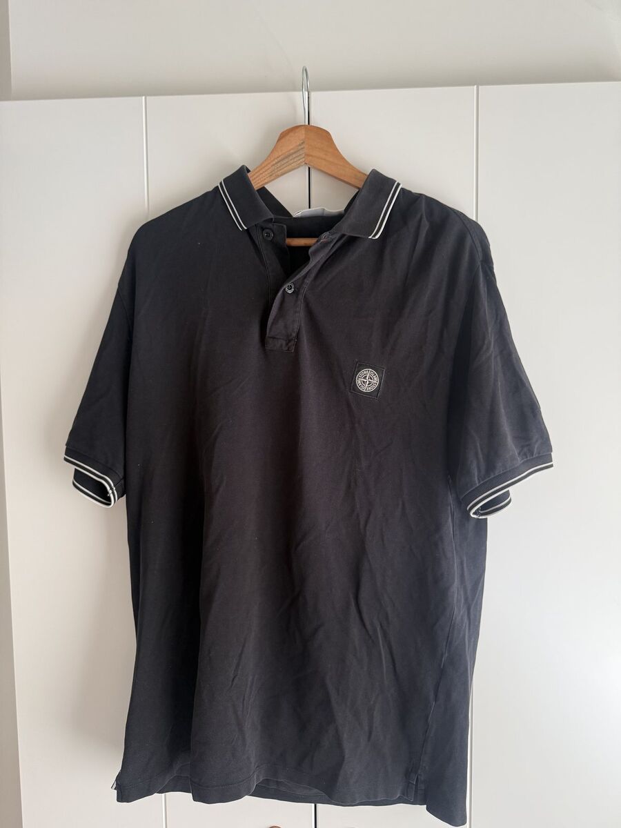 Stone Island Polo Zwart
