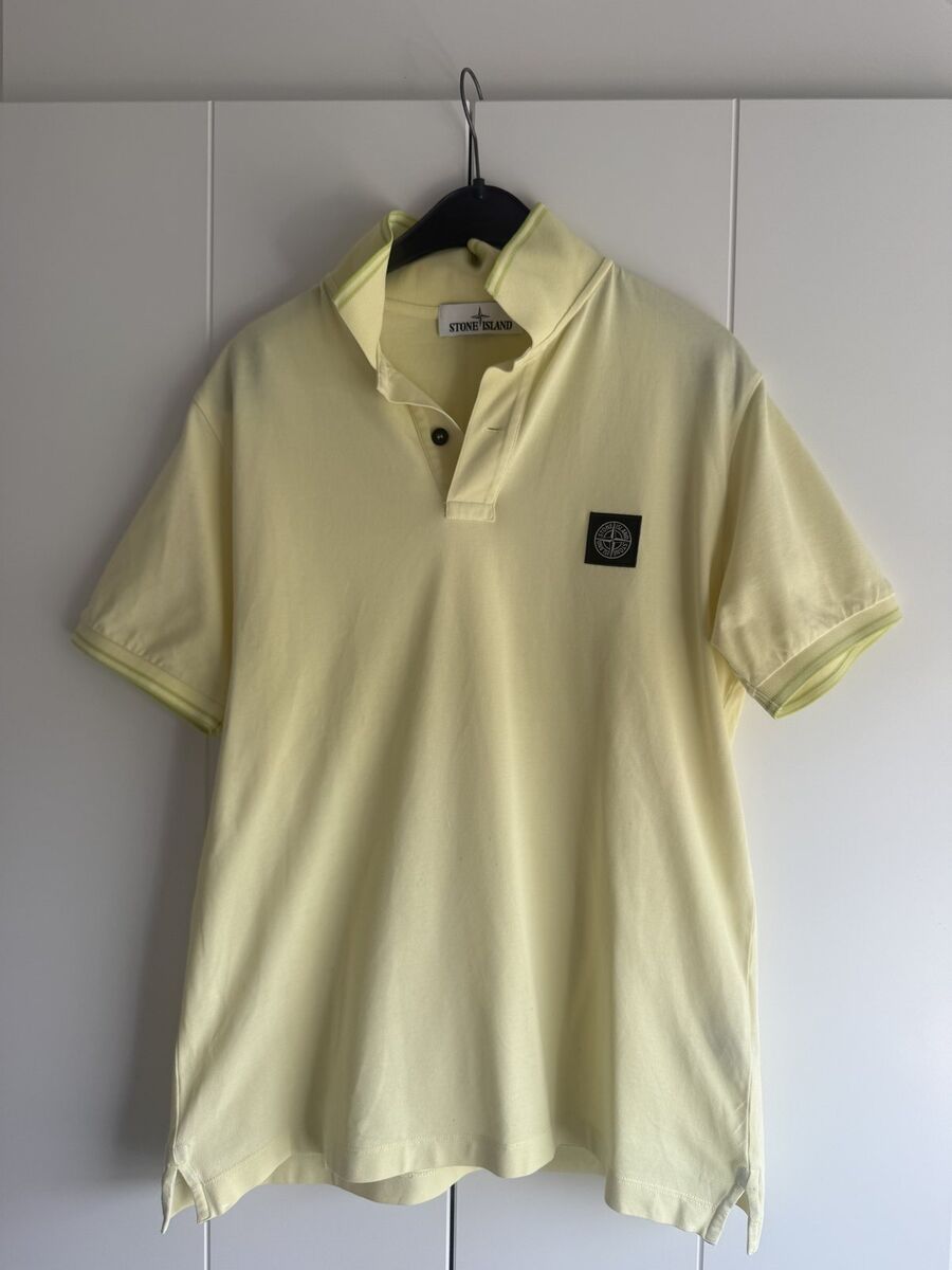 Stone Island Polo Geel