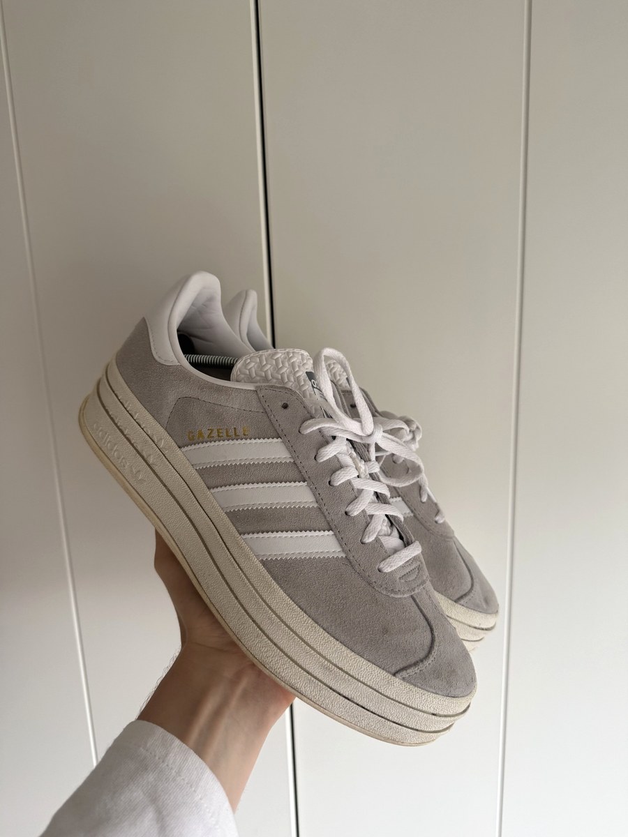 Adidas Gazelle Bold Grijs/Wit